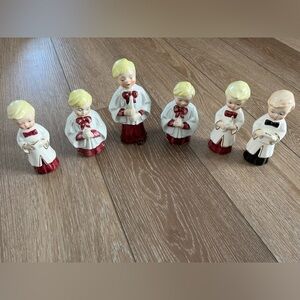 Vintage Christmas Boys Choir Figurines Made in Japan MCM